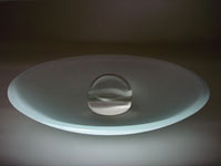 Glass bowl and ball